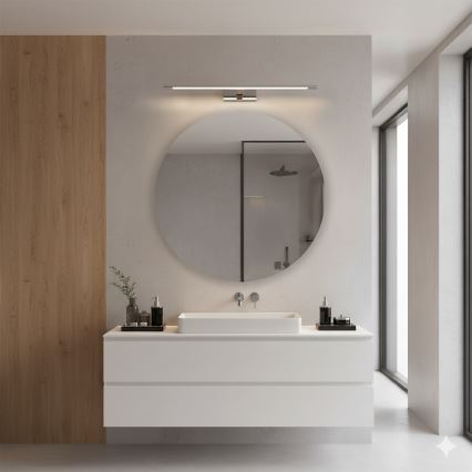 LED fürdőszobai tükörvilágítás KLIMT LED/12W/230V 3000/4000/6000K 60 cm IP44 fényes króm