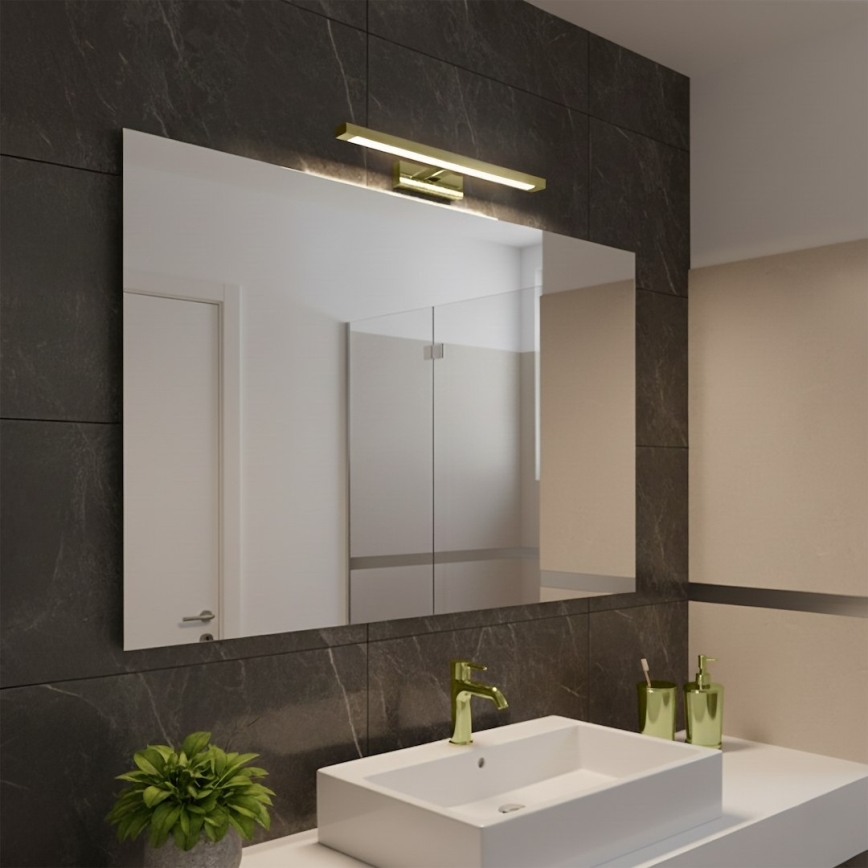 LED fürdőszobai tükörvilágítás KLIMT LED/8W/230V 3000/4000/6000K 40 cm IP44 arany
