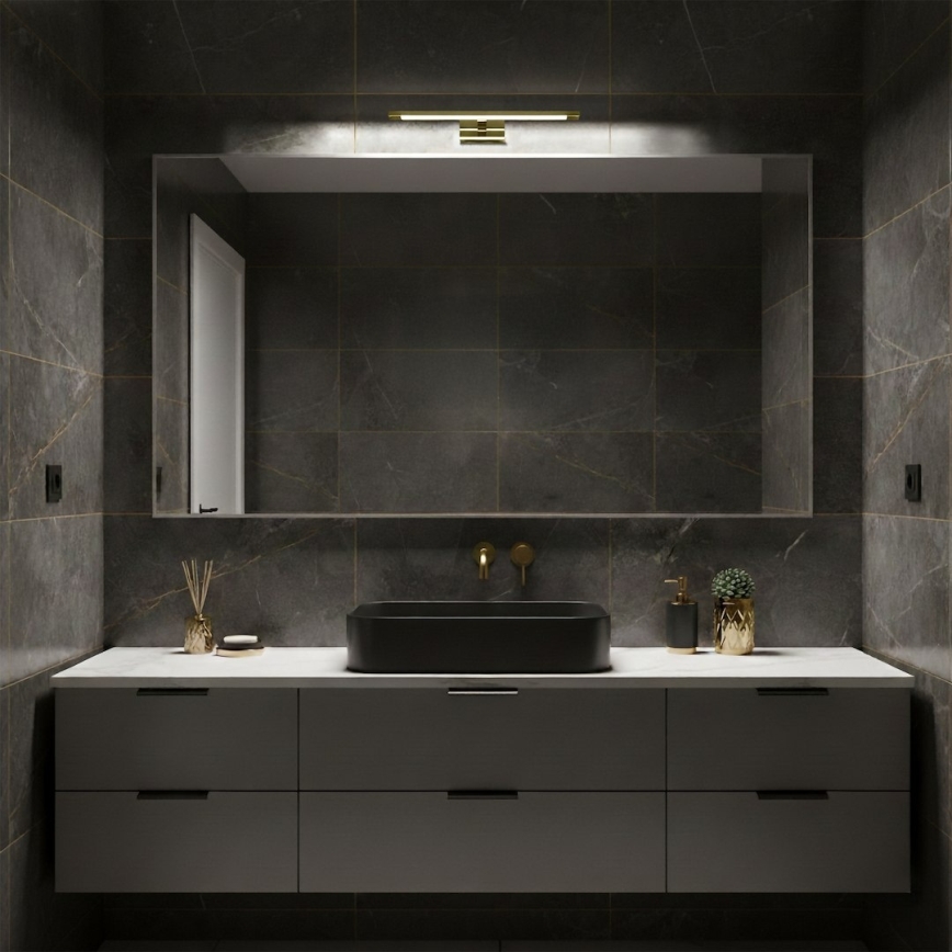 LED fürdőszobai tükörvilágítás KLIMT LED/8W/230V 3000/4000/6000K 40 cm IP44 arany