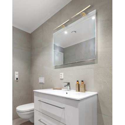 LED fürdőszobai tükörvilágítás LED/5W/230V 4000K 30 cm IP44 arany