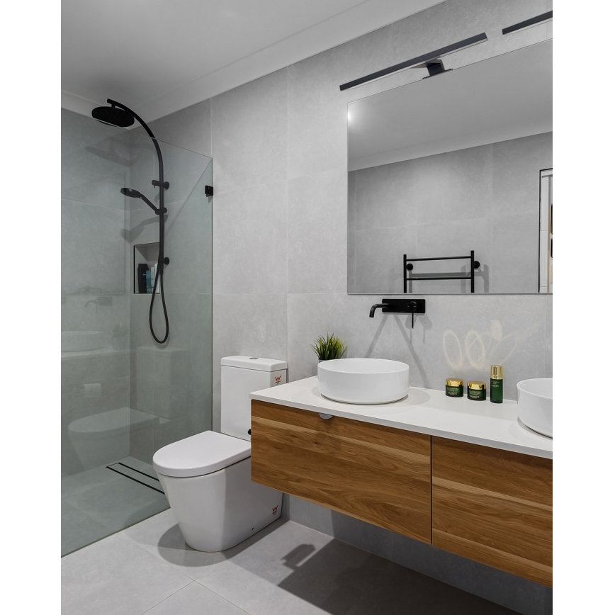 LED Fürdőszobai tükörvilágítás LED/8W/230V 4000K 50 cm IP44 fekete