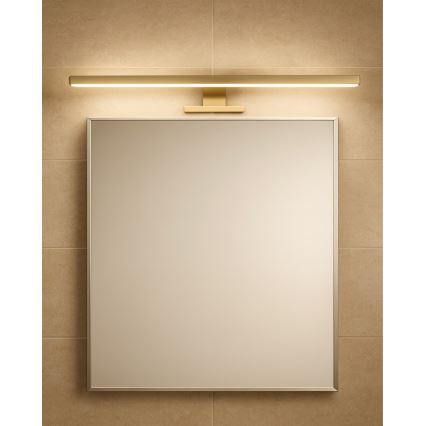LED Fürdőszobai tükörvilágítás LED/8W/230V 4000K 50 cm IP44 matt arany
