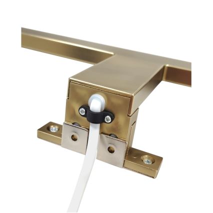 LED Fürdőszobai tükörvilágítás LED/8W/230V 4000K 50 cm IP44 matt arany