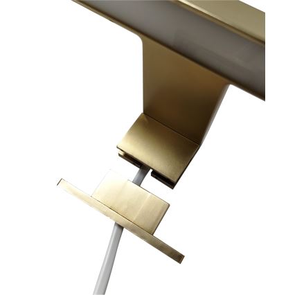 LED Fürdőszobai tükörvilágítás LED/8W/230V 4000K 50 cm IP44 matt arany