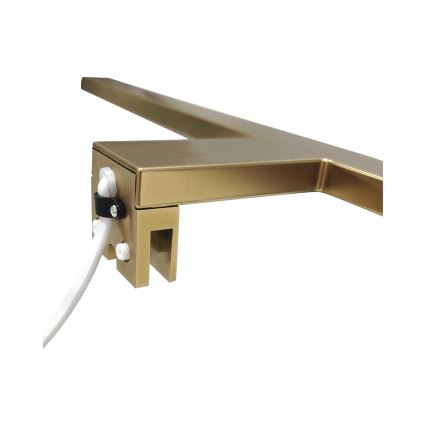 LED Fürdőszobai tükörvilágítás LED/8W/230V 4000K 50 cm IP44 matt arany