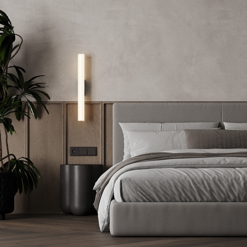 LINEA LED fürdőszobai tükörvilágítás, 8W, 230V, 3000/4000/6000K, IP44, 45 cm, fehér