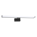 LED fürdőszobai tükörvilágítás MIRORE LED/10W/230V 60 cm IP44 fekete