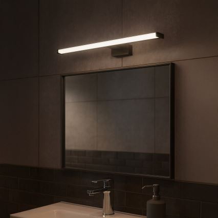 LED fürdőszobai tükörvilágítás MIRORE LED/10W/230V 60 cm IP44 fekete