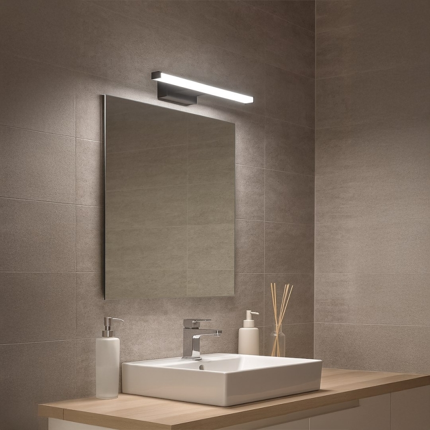 LED fürdőszobai tükörvilágítás MIRORE LED/5W/230V 30 cm IP44 fekete