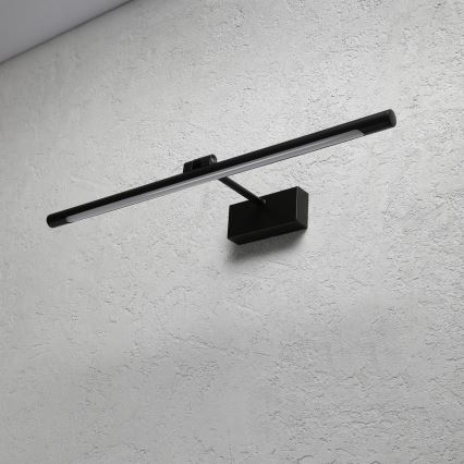 LED fürdőszobai tükörvilágítás MIRROR LED/8W/230V 4000K IP44 60 cm fekete