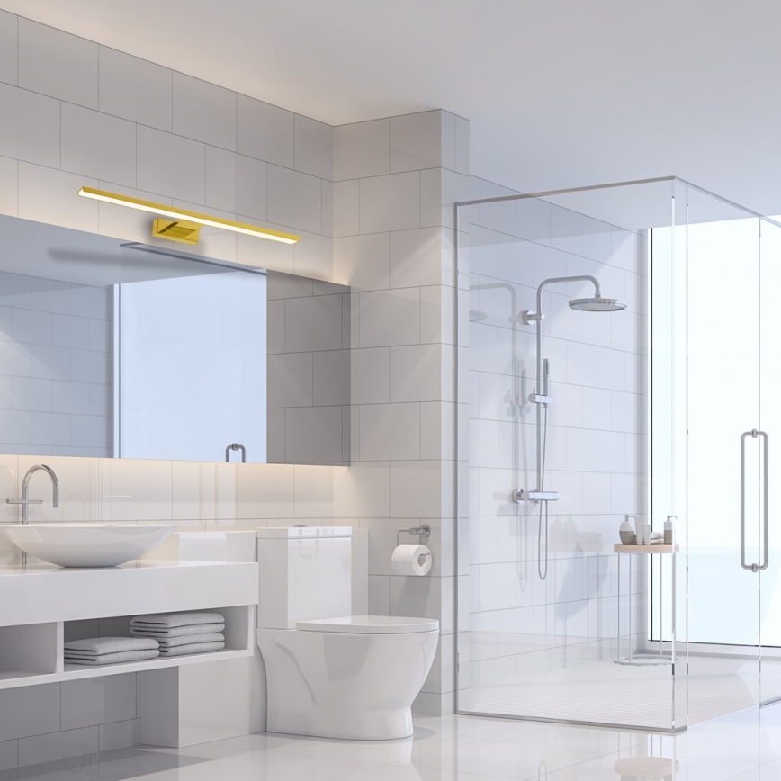 LED Fürdőszobai tükörvilágítás SHINE LED/13,8W/230V 60 cm IP44 arany