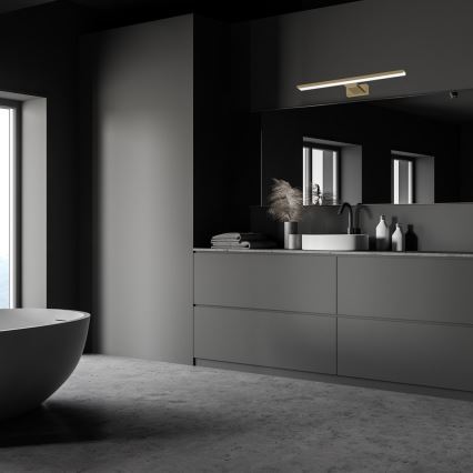 LED fürdőszobai tükörvilágítás SHINE LED/13,8W/230V 60 cm IP44 sárgaréz