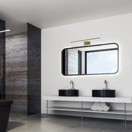 LED fürdőszobai tükörvilágítás SHINE LED/13,8W/230V 60 cm IP44 sárgaréz