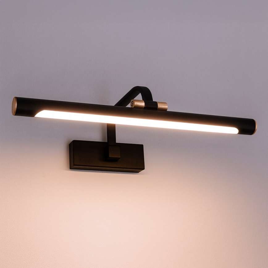 LED fürdőszobai tükörvilágítás VINCI LED/12W/230V 40 cm IP44 fekete