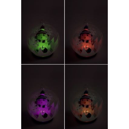 LED Gömb hőemberrel 1xLED/3xLR44