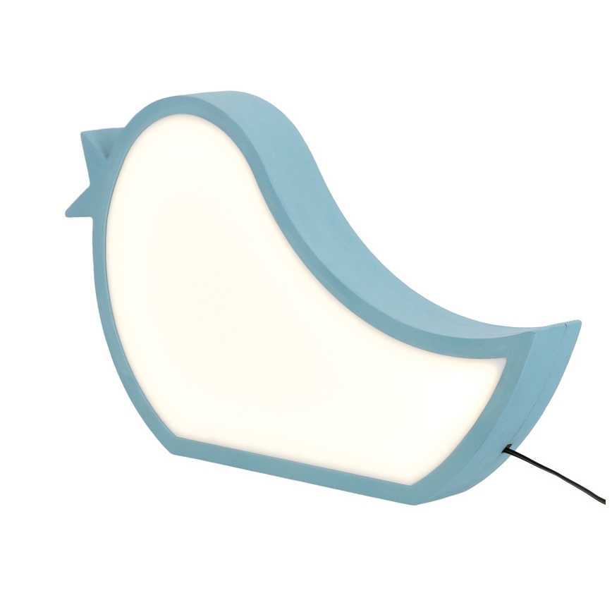 LED gyerek asztali lámpa BIRD LED/12W/230V kék