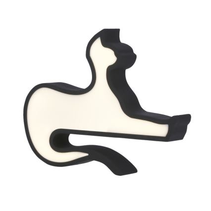 LED gyerek asztali lámpa CAT LED/13W/230V fekete