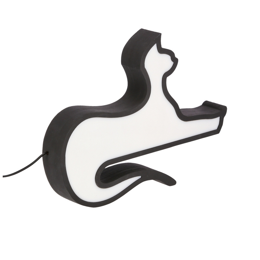 LED gyerek asztali lámpa CAT LED/13W/230V fekete