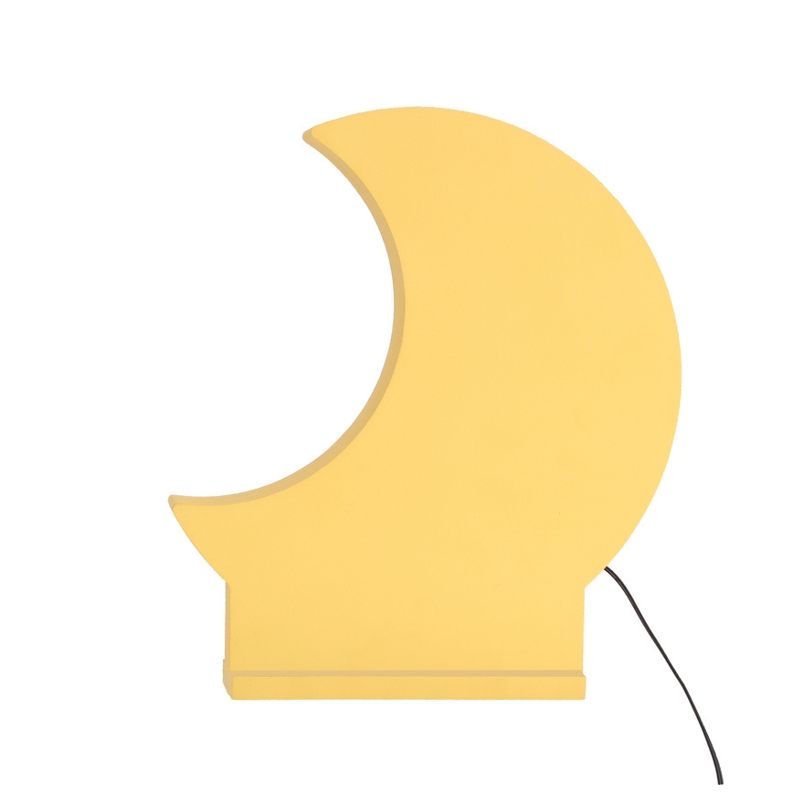 LED gyerek asztali lámpa MOON LED/12W/230V sárga