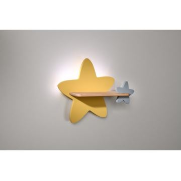 LED Gyerek fali lámpa polccal STAR LED/5W/230V