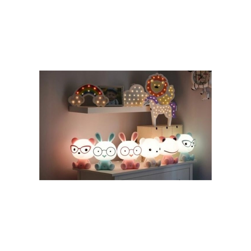 LED Gyerek lámpa LED/2xAA oroszlán