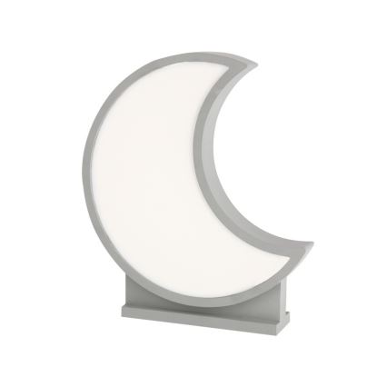 LED gyerekasztali lámpa MOON LED/12W/230V szürke
