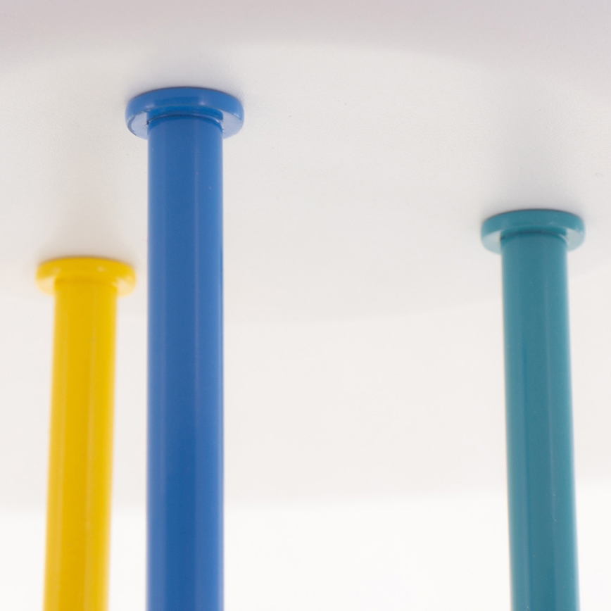 LED gyereklámpa mennyezeti OXFORD 3xE27/15W/230V