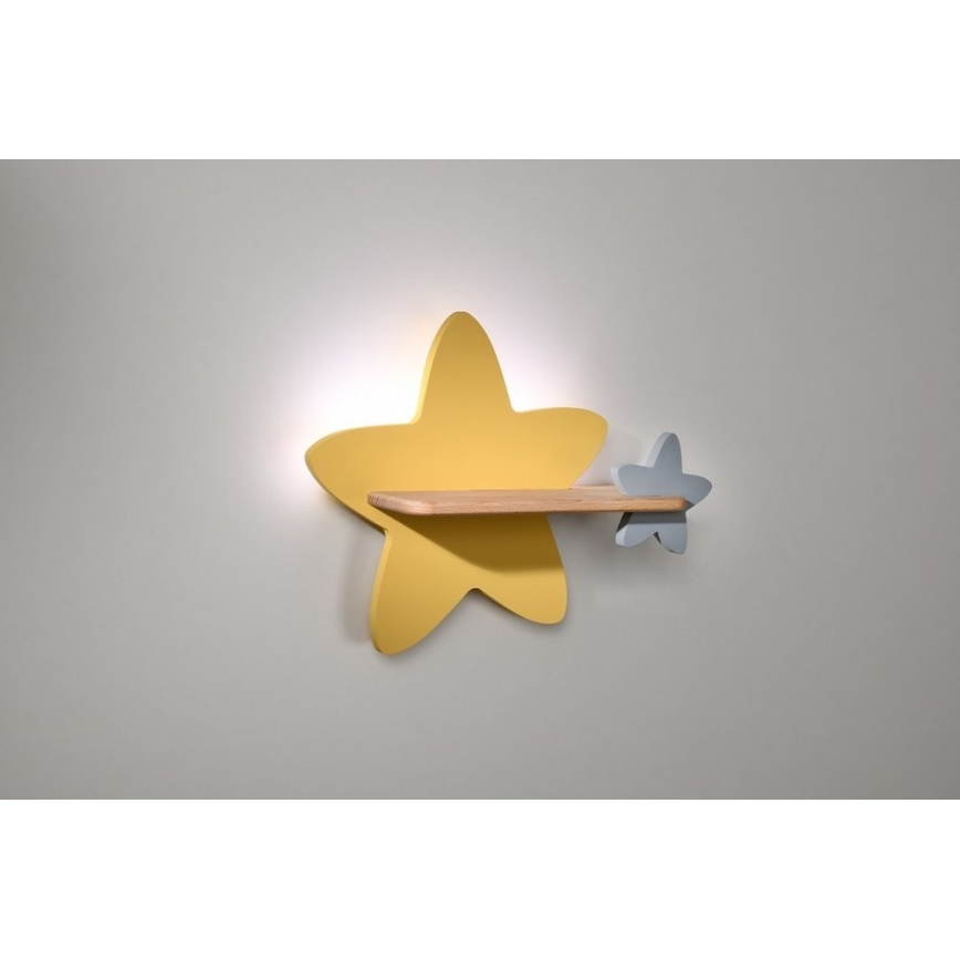 LED Gyerek fali lámpa polccal STAR LED/5W/230V,