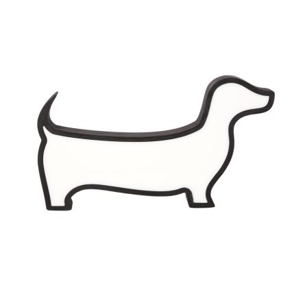 LED gyermek asztali lámpa DOG LED/12W/230V fekete