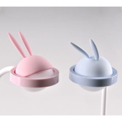 LED gyermek érintőkapcsolós lámpa RABBIT LED / 0,4W / 5V 3000 / 6500K rózsaszín + USB