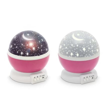 LED Gyermek projektor LED/4W/4xAAA