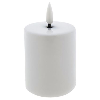 LED Gyertya LED/2xAA meleg fehér 9 cm fehér