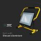 LED Hordozható reflektor SAMSUNG CHIP LED/100W/230V IP65 6500K fekete/sárga