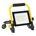LED hordozható reflektor TIGRA LED/50W/4000K IP54 fekete/sárga