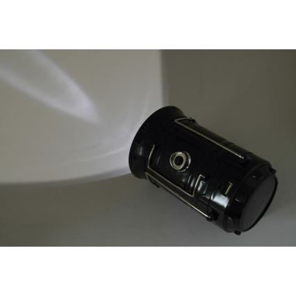 LED Hordozható szolár lámpa LED/1200mAh fekete