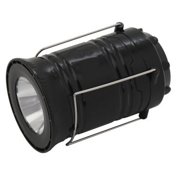 LED Hordozható szolár lámpa LED/1200mAh fekete