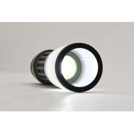 LED Hordozható újratölthető lámpa rovarcsapdával LED/2W/1800mAh/3xAAA IPX4 zöld