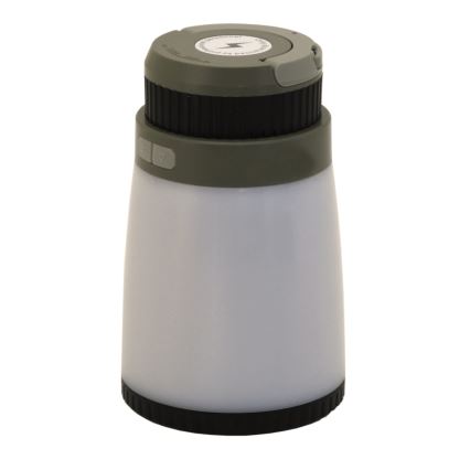 LED Hordozható újratölthető lámpa rovarcsapdával LED/2W/1800mAh/3xAAA IPX4 zöld