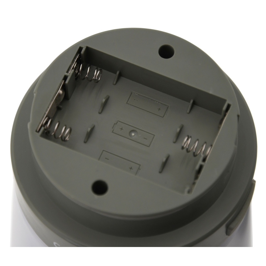 LED Hordozható újratölthető lámpa rovarcsapdával LED/2W/1800mAh/3xAAA IPX4 zöld