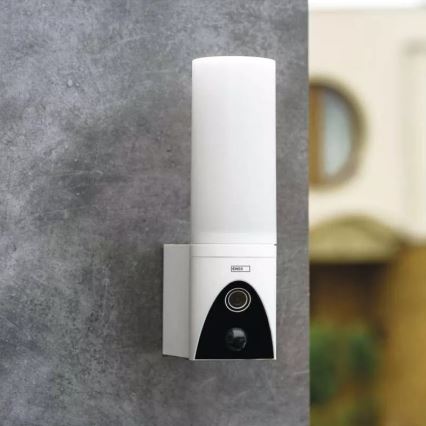 LED Intelligens kültéri kamera lámpával GoSmart LED/12W/230V 3200K IP65 Wi-Fi Tuya fehér