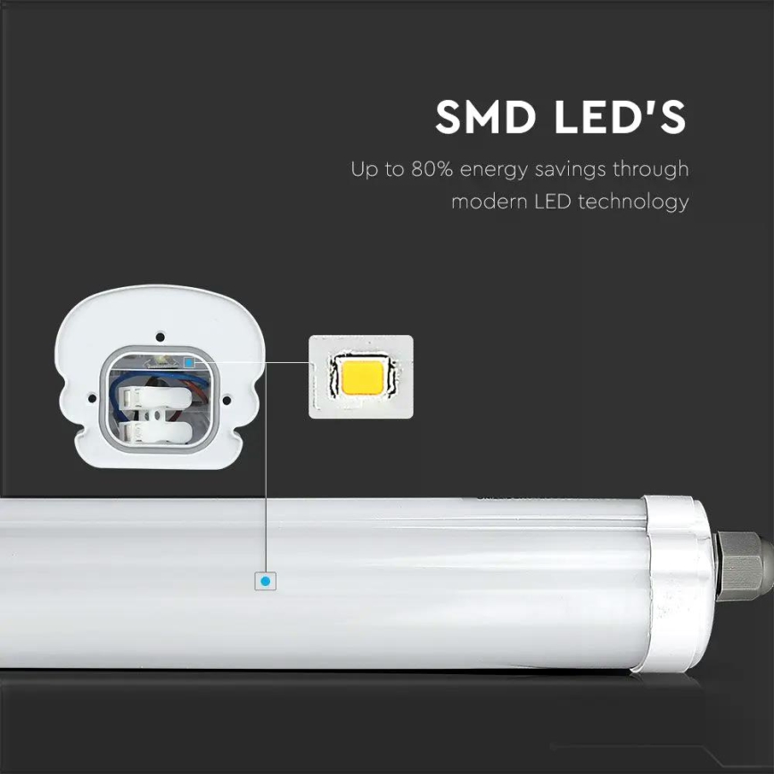 LED Ipari fénycsöves lámpa G-SERIES LED/36W/230V 6400K 120cm IP65