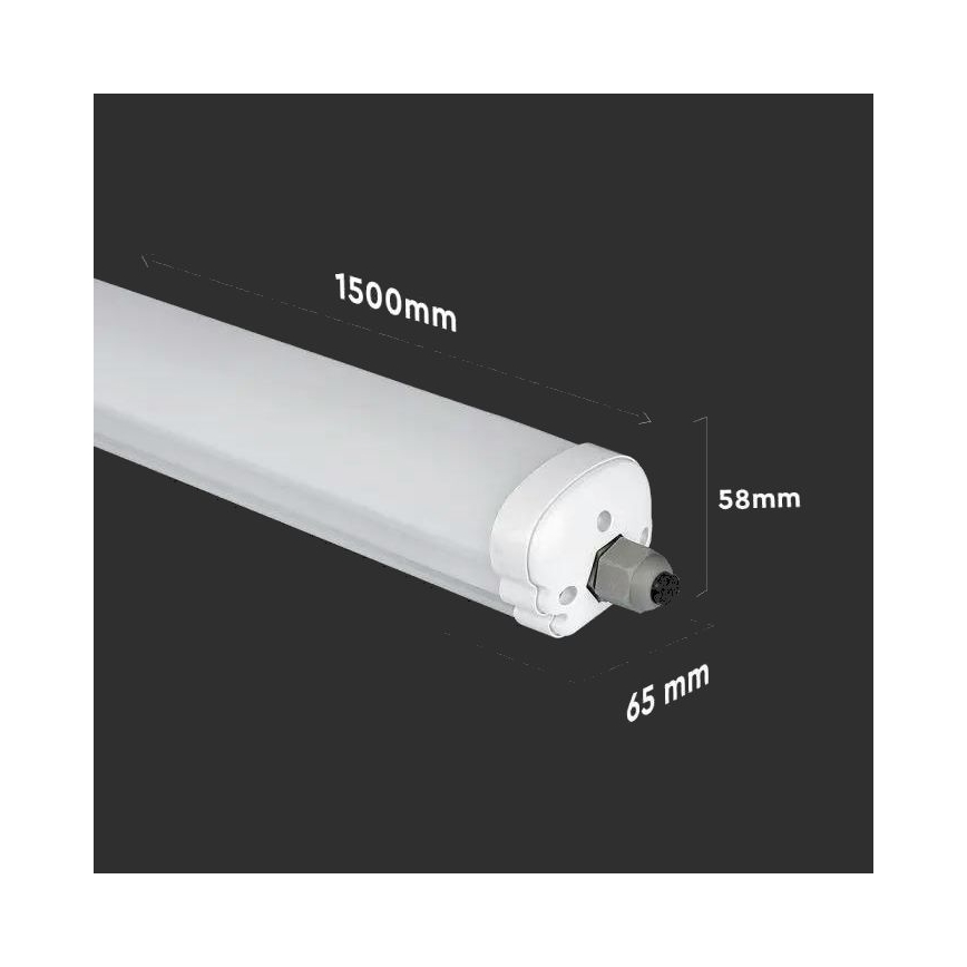 LED Ipari fénycsöves lámpa G-SERIES LED/48W/230V 4000K 150cm IP65