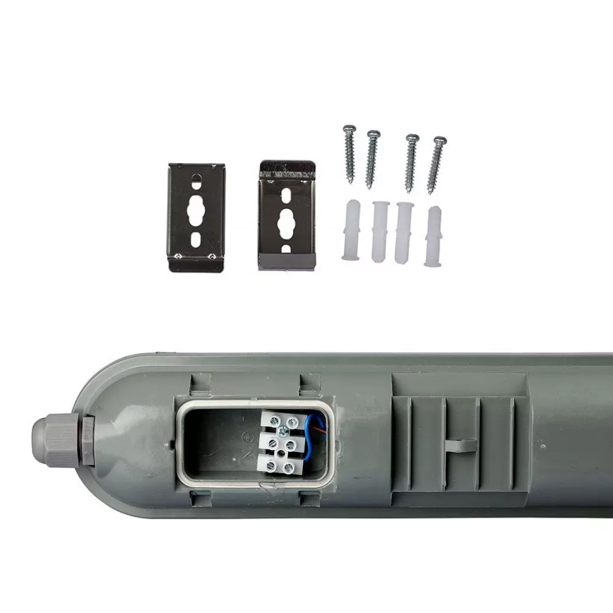 LED Ipari fénycsöves lámpa PC/PC 1xLED/36W/230V 6000K 120cm IP65