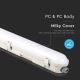LED Ipari fénycsöves lámpa SAMSUNG CHIP LED/60W/230V 4000K 120cm IP65