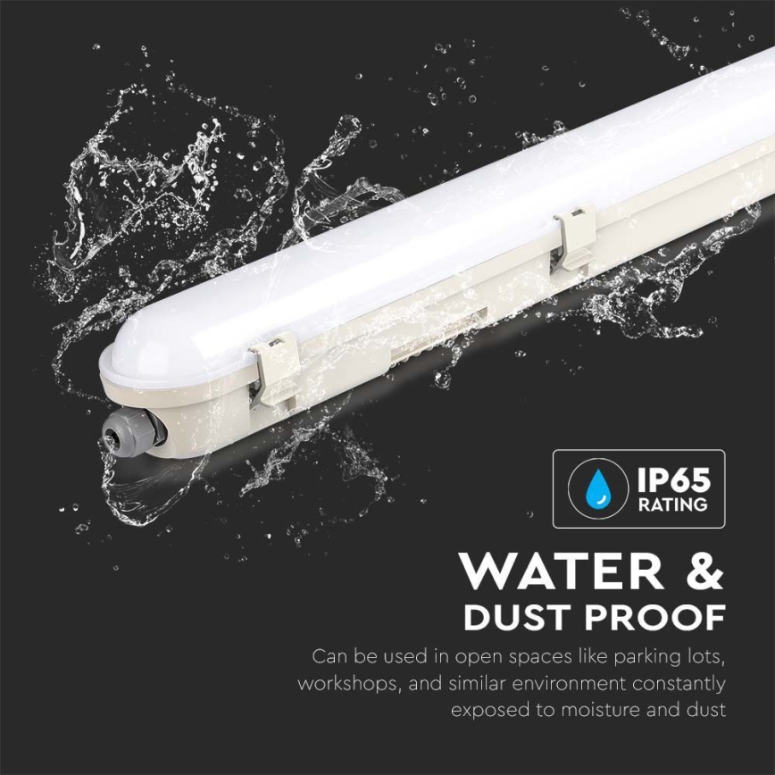 LED Ipari fénycsöves lámpa SAMSUNG CHIP LED/70W/230V 4000K 150cm IP65