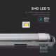LED Ipari fénycsöves lámpa T8 2xG13/10W/230V 4000K 60cm IP65
