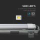 LED Ipari fénycsöves lámpa T8 2xG13/10W/230V 6400K 60cm IP65