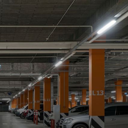 LED technikai fénycsöves lámpatest mozgás- és alkonyatérzékelővel LED/36W/230V 4000K IP65 120 cm