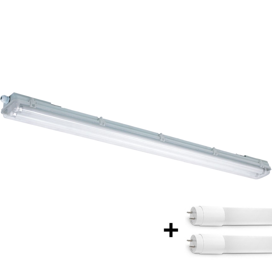 LED Ipari fénycsöves világítás T8 2xG13/18W/230V 4000K IP65 128,5 cm