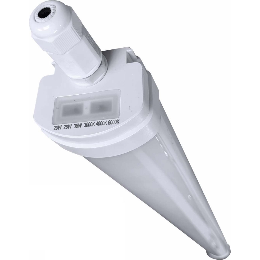 LED Dimmelhető ipari fluoreszkáló lámpa VOLITER LED/20/28/36W/230V 3000/4000/6000K 120 cm IP65 fehér